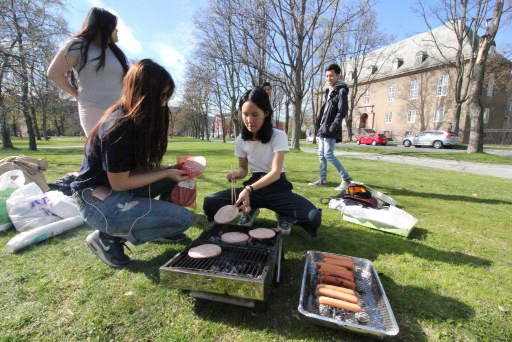Bilde av Eksamensgrilling arrangement